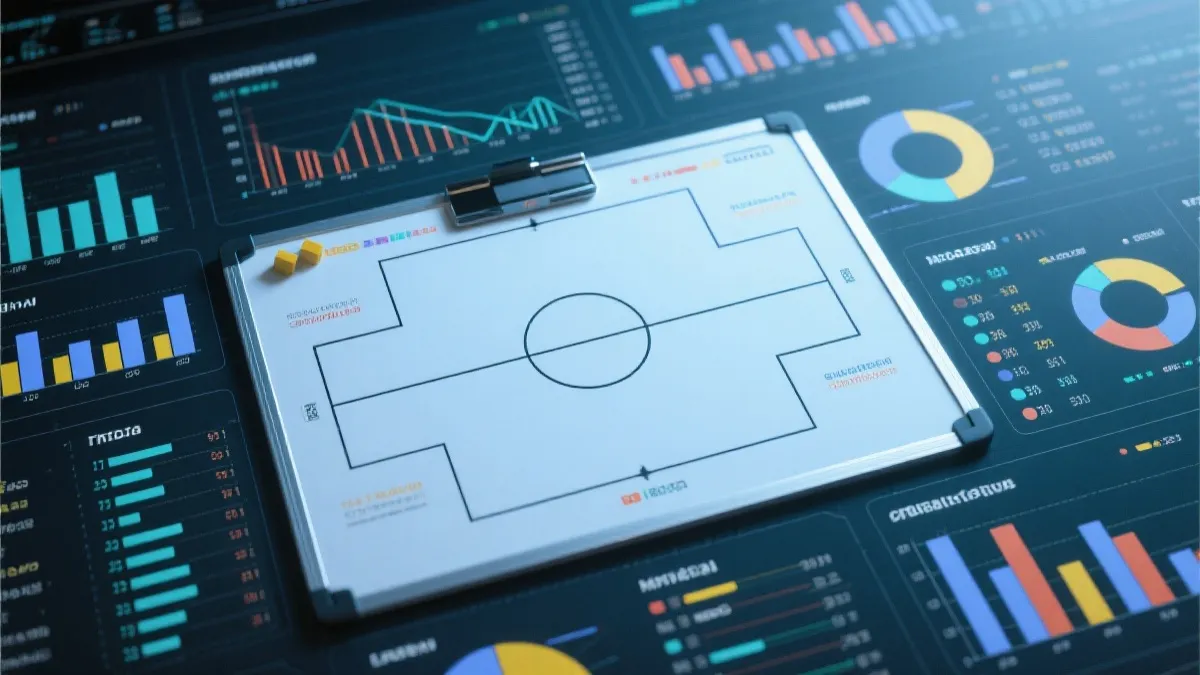 战术板与数据分析的占位图